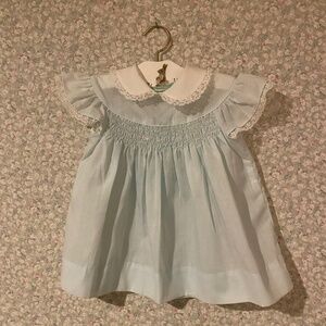 smocked baby dress